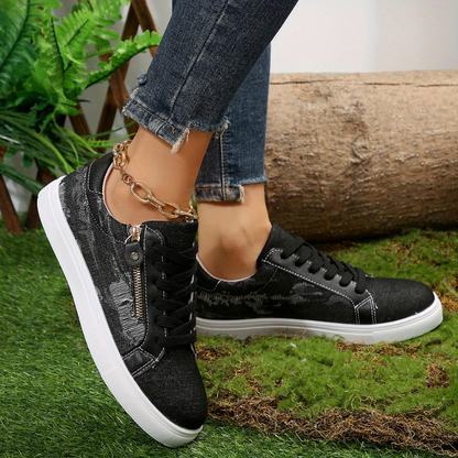 STRIDIA SNEAKERS | Orthopedische Schoenen met spijkerstof