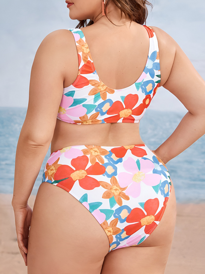 Vivy™ | Dehnbarer Bauchweg-Bikini in Übergröße