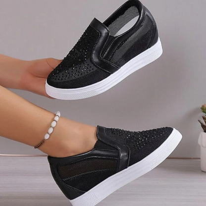 MAURICE | Modieuze Kristallen Sneakers voor Dames