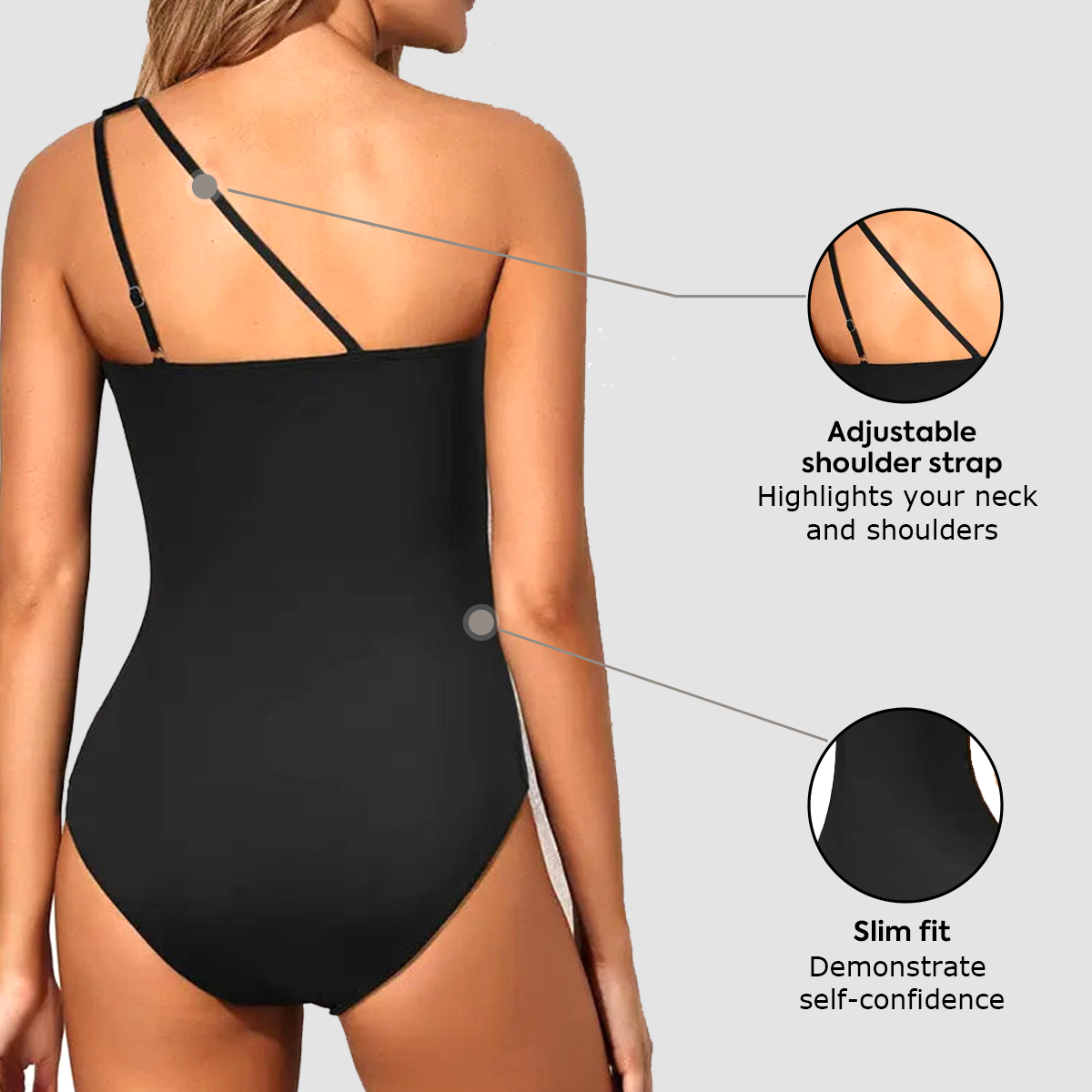 Thyra™ | One-Shoulder-Badeanzug