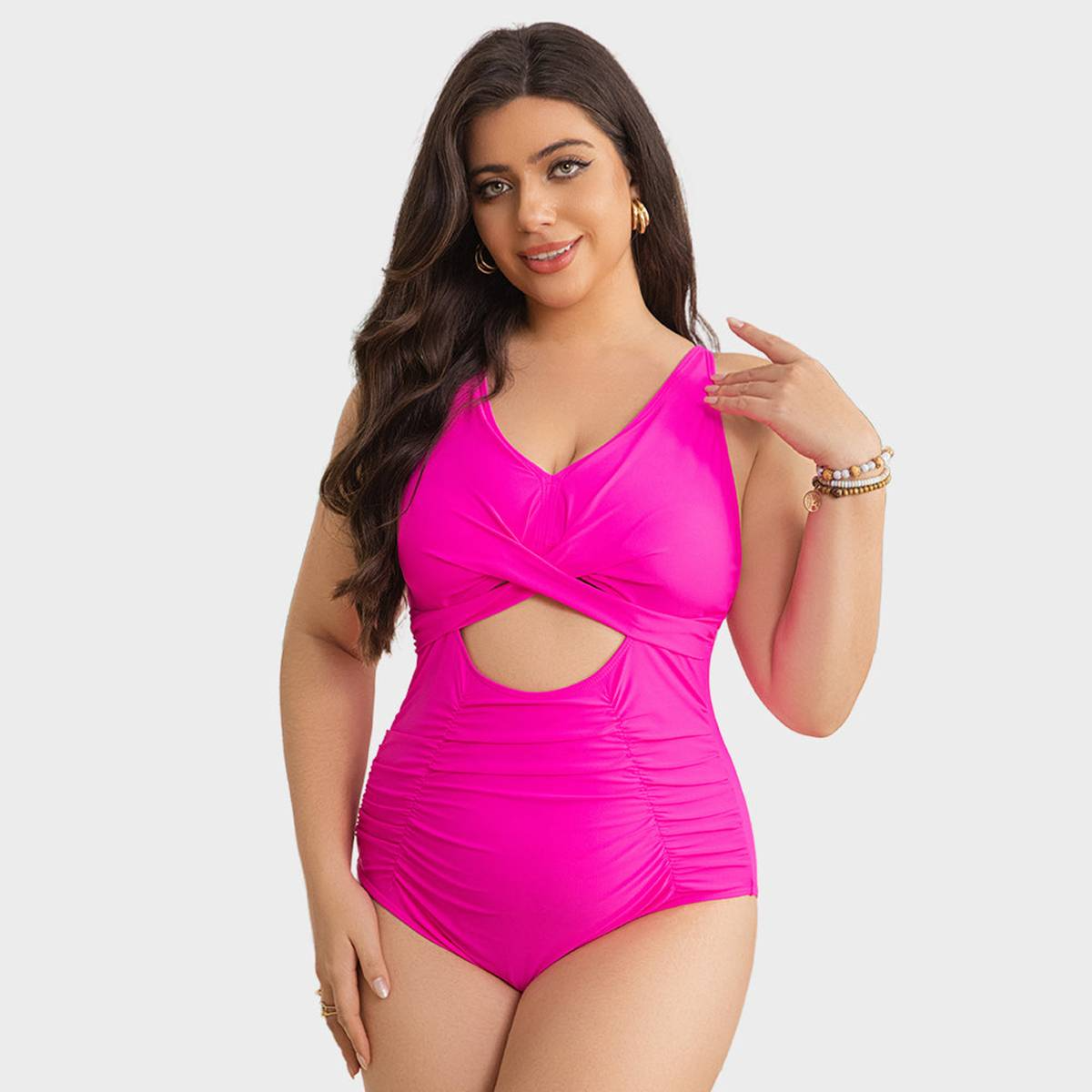 Eileen™ | ELEGANTE CUT-OUT BADPAK V-HALS