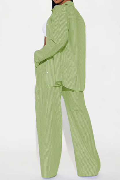 Tessa™ | Gestreiftes, bequemes zweiteiliges Set