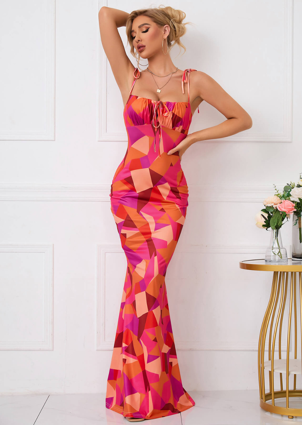 Maxi-jurk met Bloemenprint