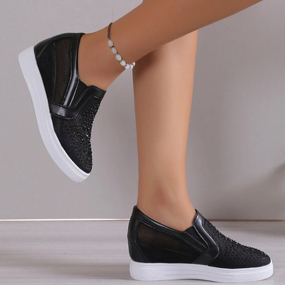 MAURICE | Modieuze Kristallen Sneakers voor Dames