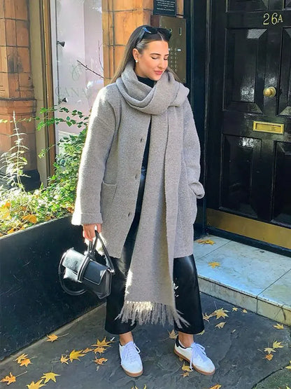 Scarf Cardigan