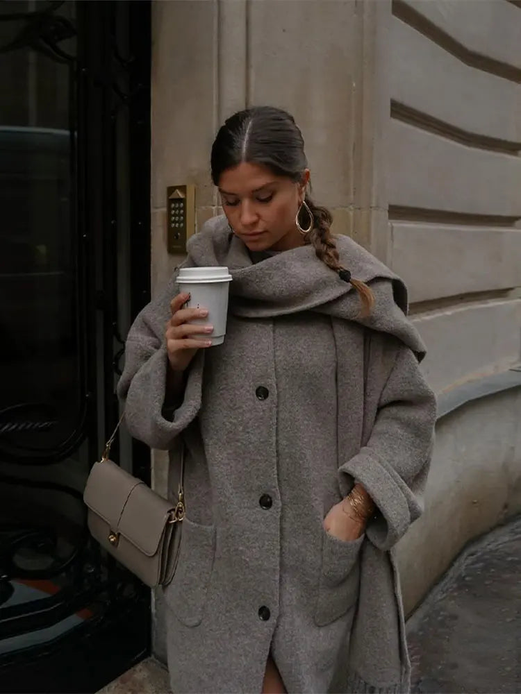 Scarf Cardigan