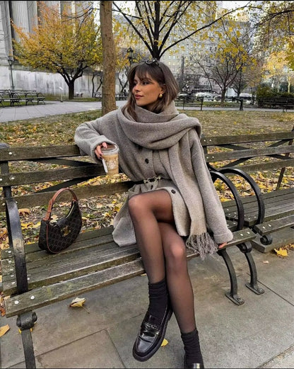 Scarf Cardigan