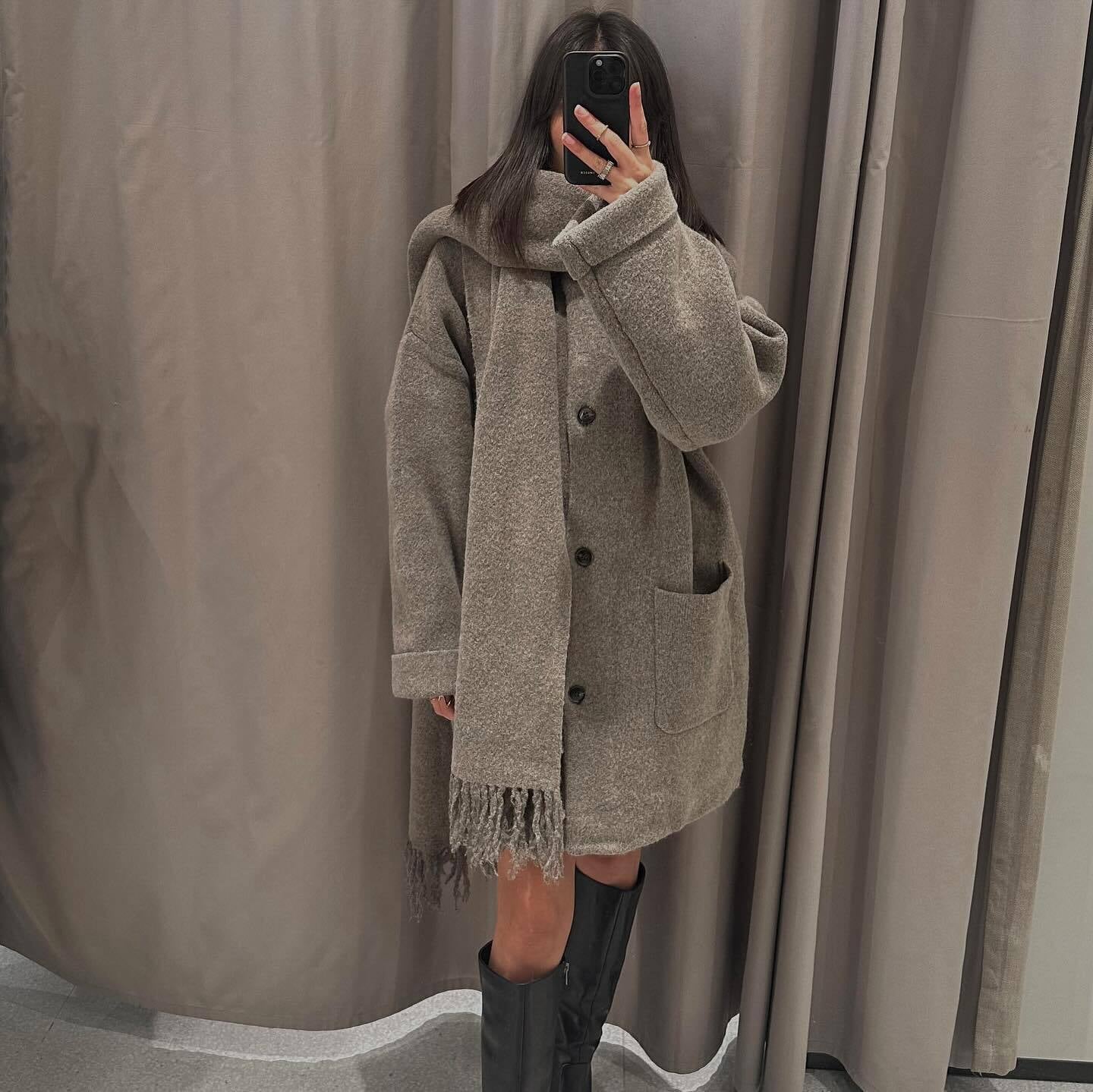 Scarf Cardigan