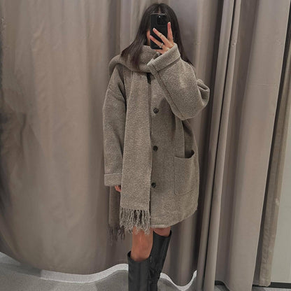 Scarf Cardigan