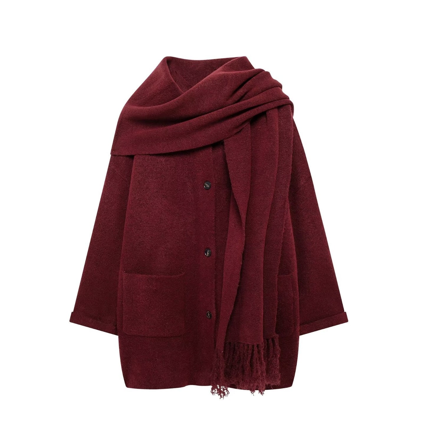 Scarf Cardigan