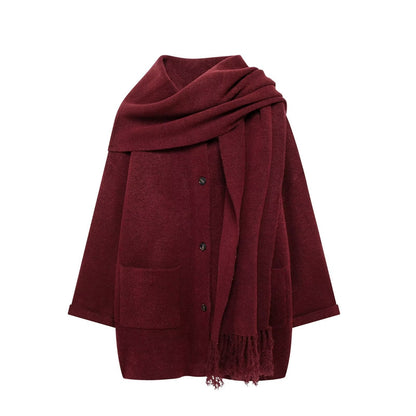 Scarf Cardigan
