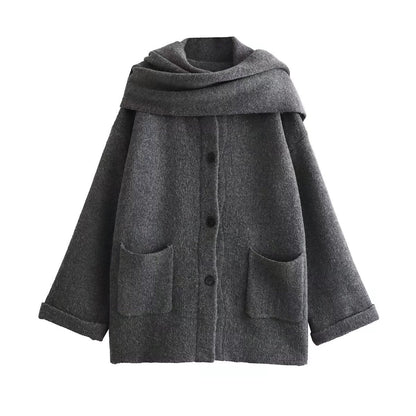 Scarf Cardigan