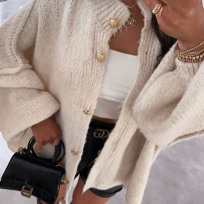 MIRELLE COZY DRAPE – Oversized Cardigan