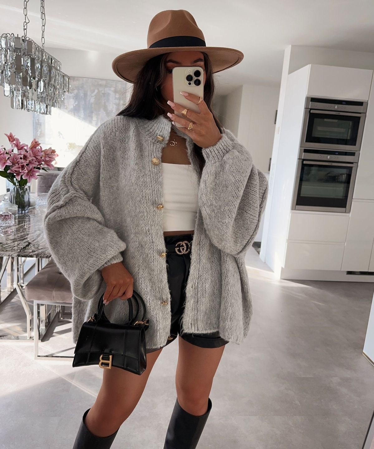 MIRELLE COZY DRAPE – Oversized Cardigan