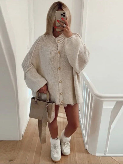 MIRELLE COZY DRAPE – Oversized Cardigan
