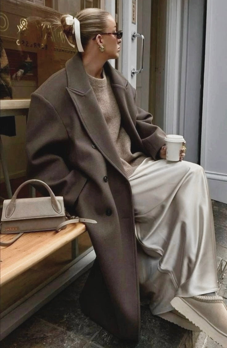 Lange oversized jas