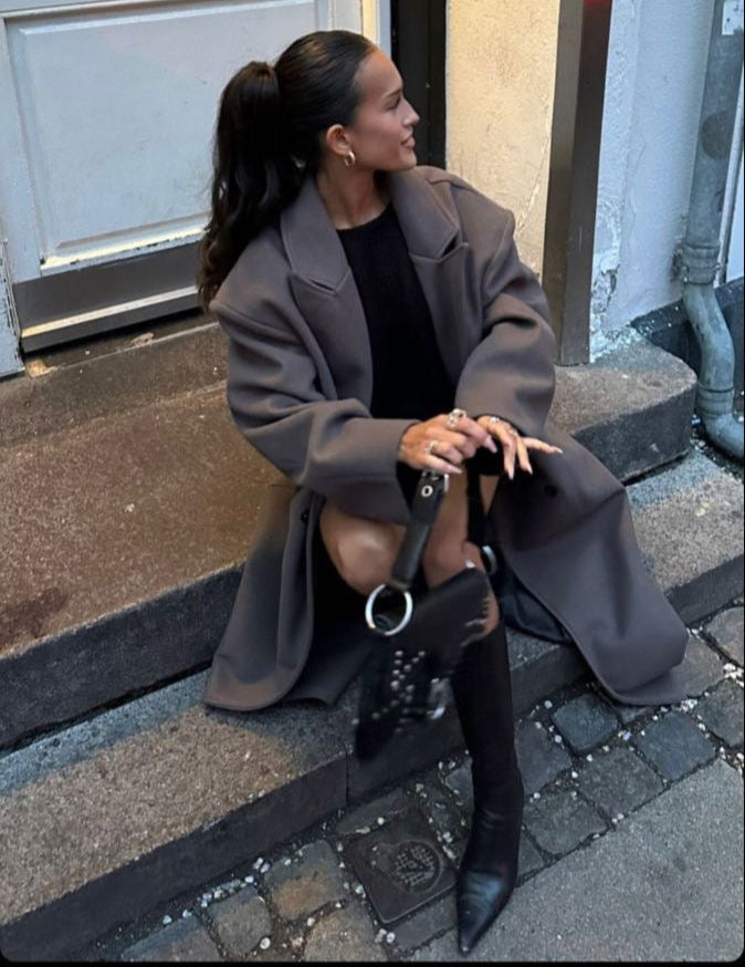 Lange oversized jas