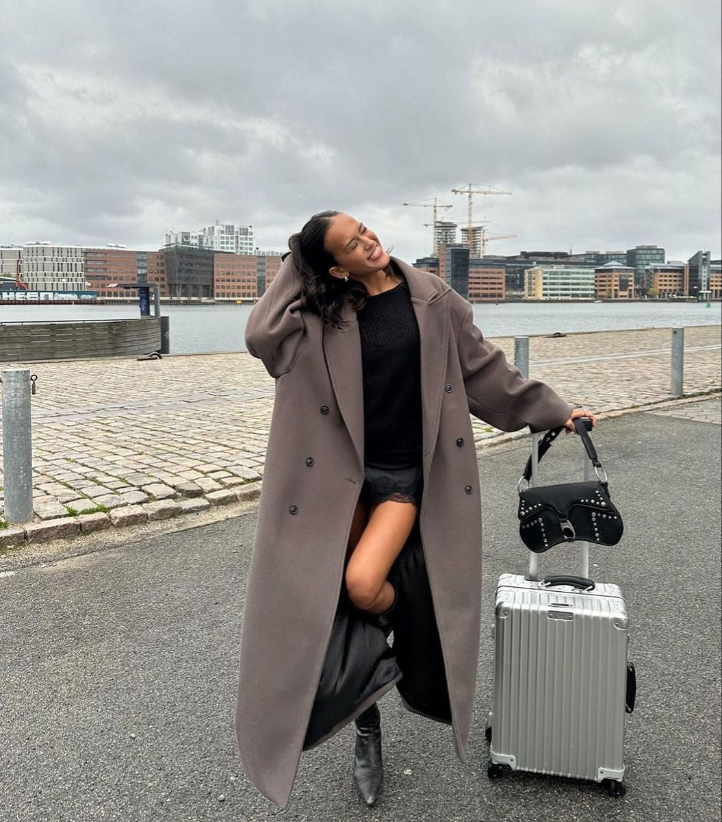 Lange oversized jas