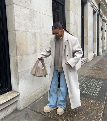Lange oversized jas