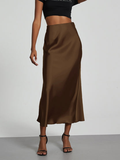 Satin Maxi Skirt