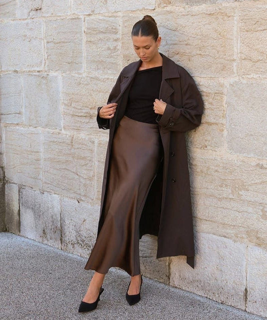 Satin Maxi Skirt