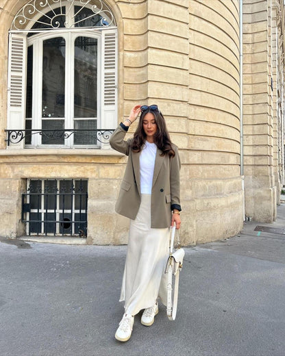 Satin Maxi Skirt