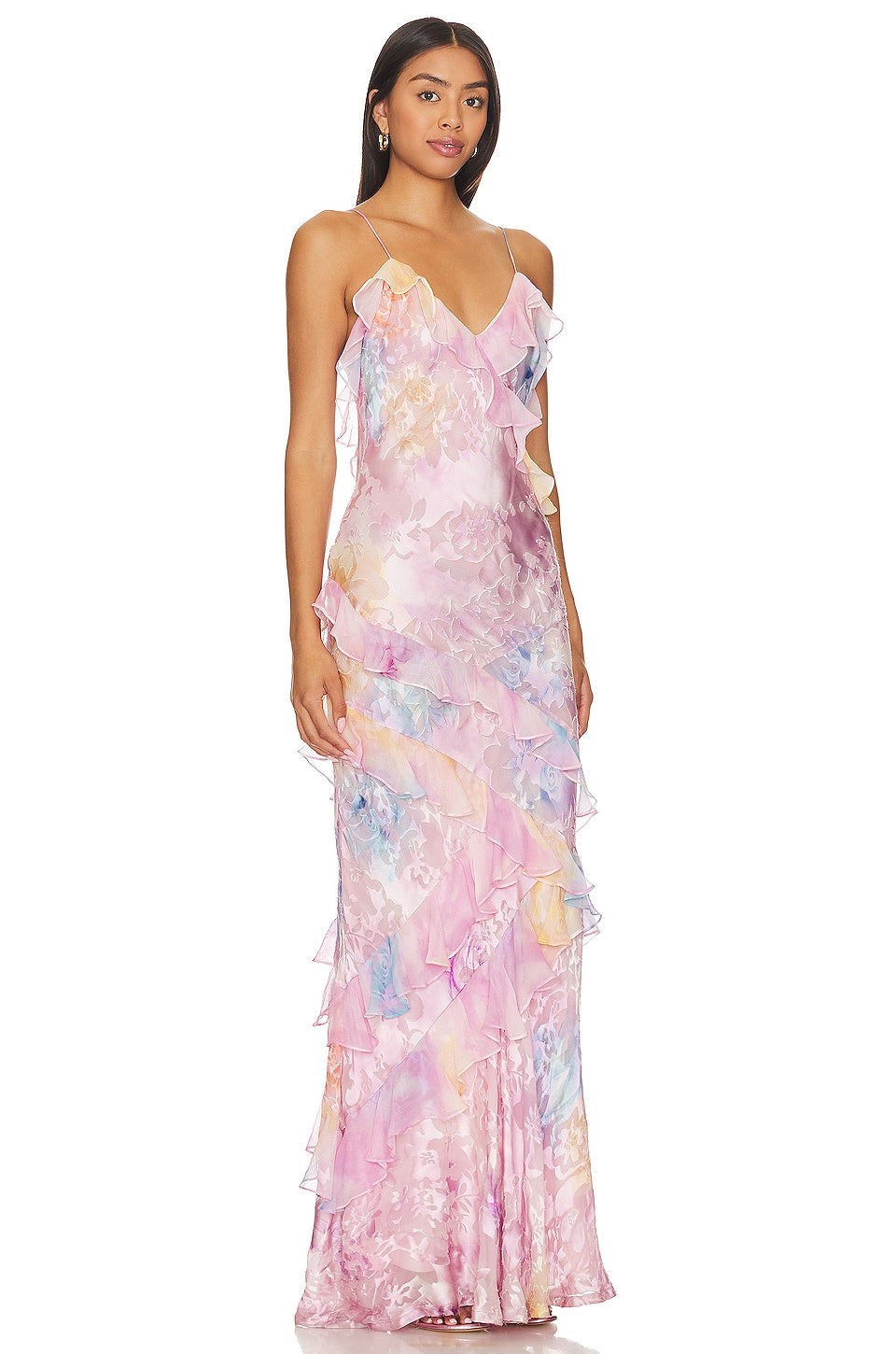CLAIRELIA | Elegante Bloemen Maxi-jurk
