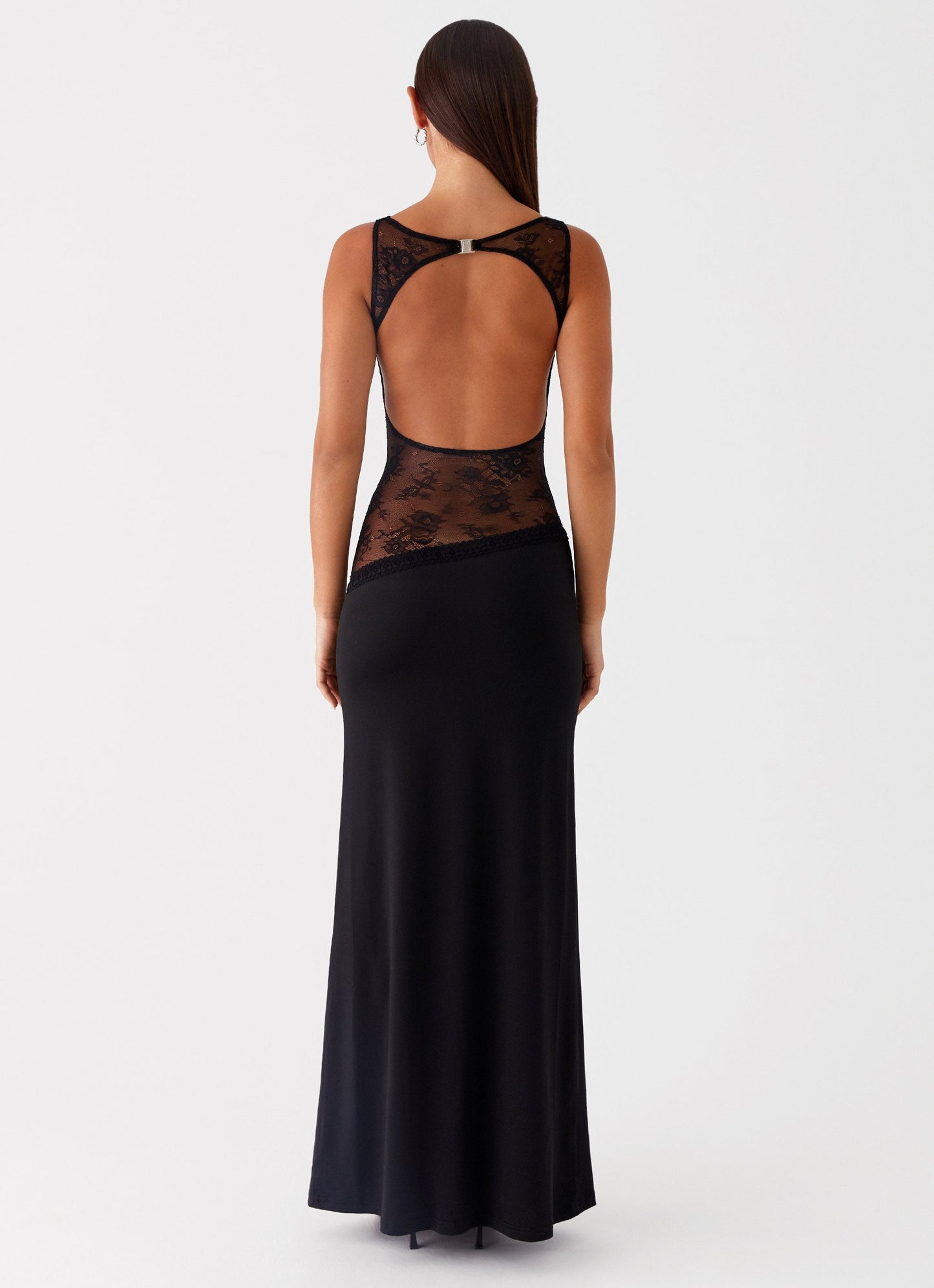 VEONA  | Maxi Jurk met Elegante Mesh Details
