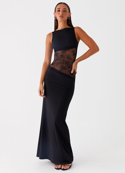 VEONA  | Maxi Jurk met Elegante Mesh Details