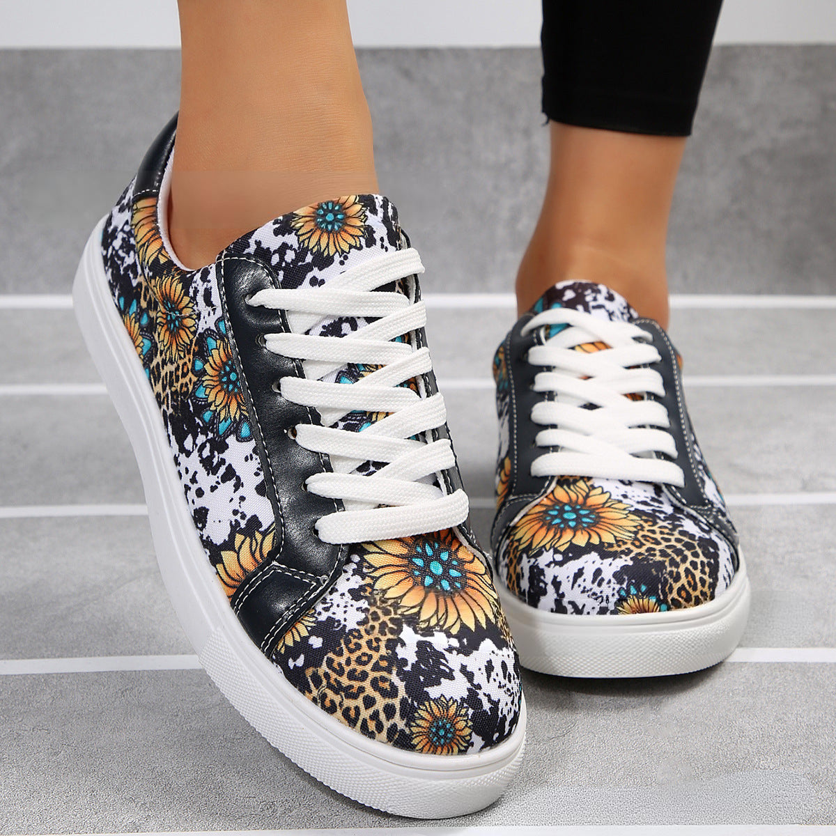 STRIDIA SNEAKERS | Orthopedische Schoenen met spijkerstof
