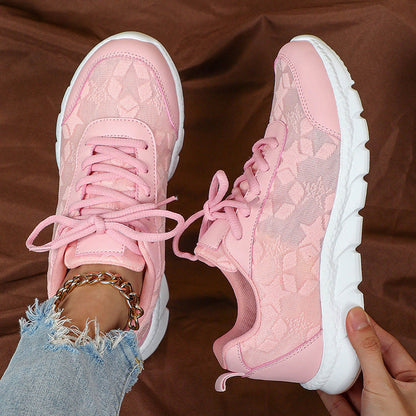 STRIDIA SNEAKERS | Luchtige Vetersneakers voor Wandelen