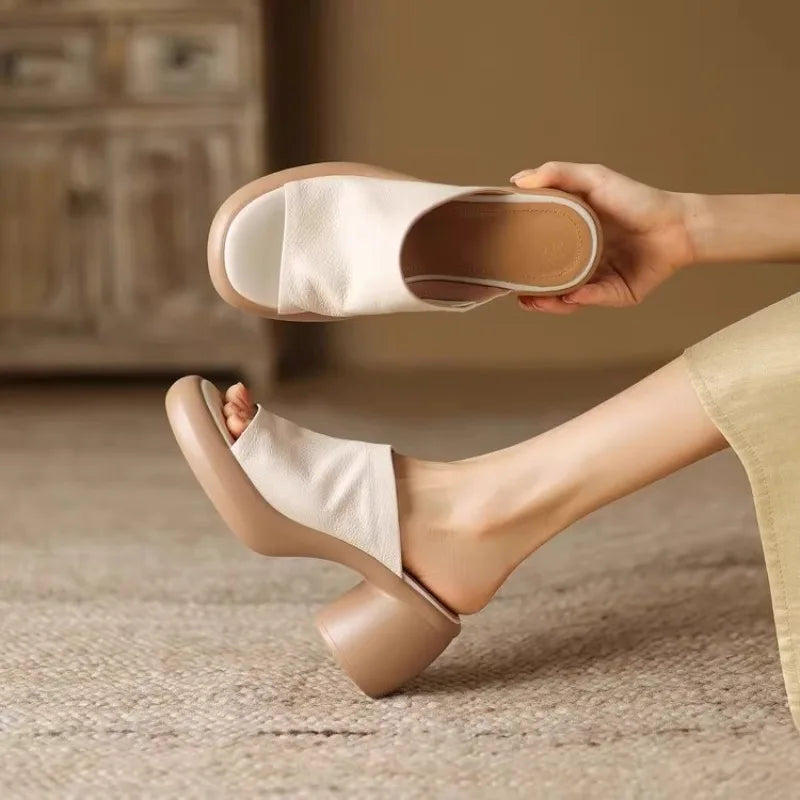 MAURICE | Orthopedische Comfortabele Slippers Met Hak