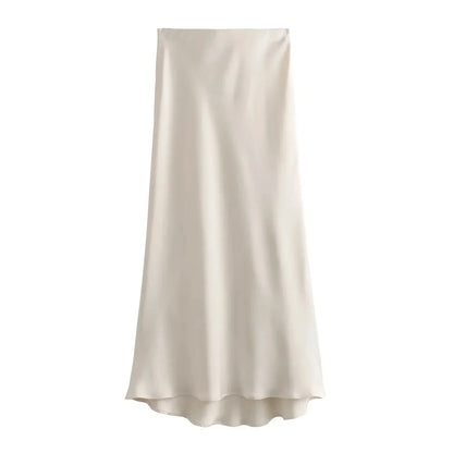 Satin Maxi Skirt