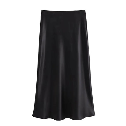 Satin Maxi Skirt