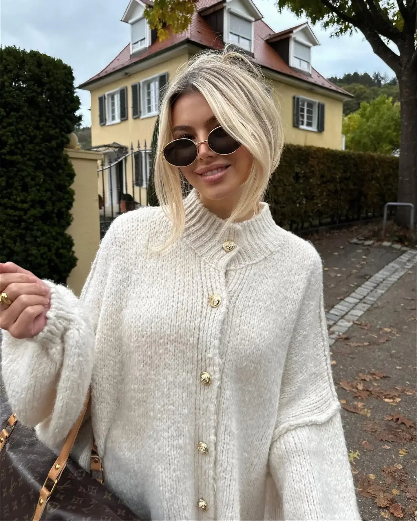MIRELLE COZY DRAPE – Oversized Cardigan
