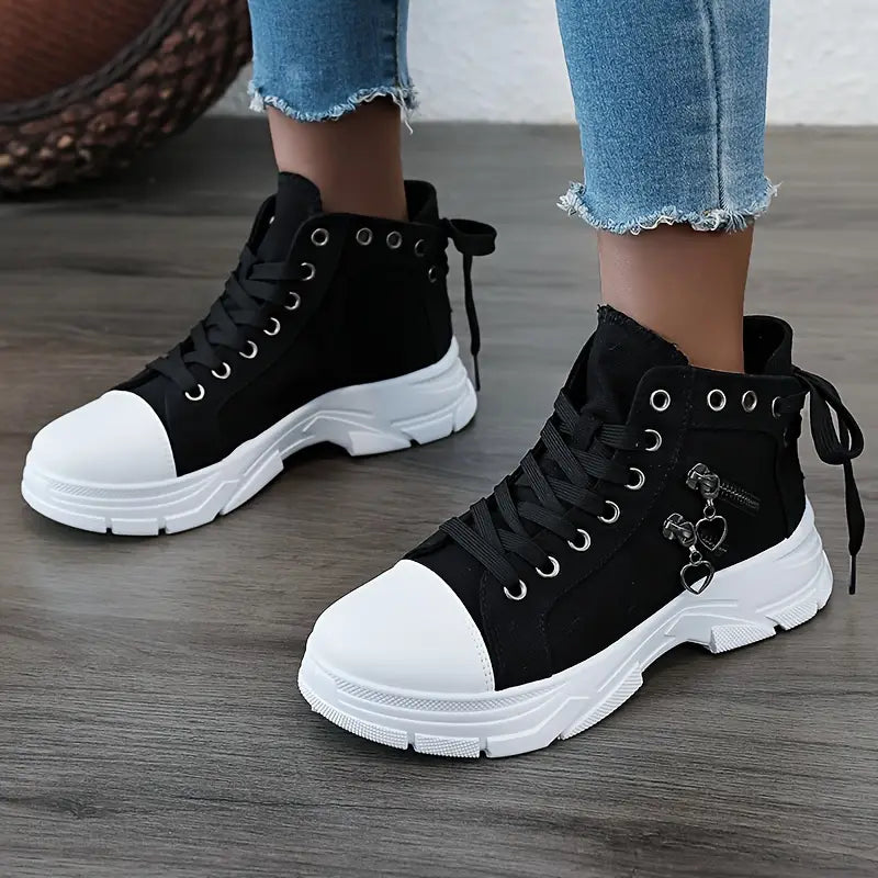 STRIDIA SNEAKERS | Casual Alledaagse Denim Sneakers