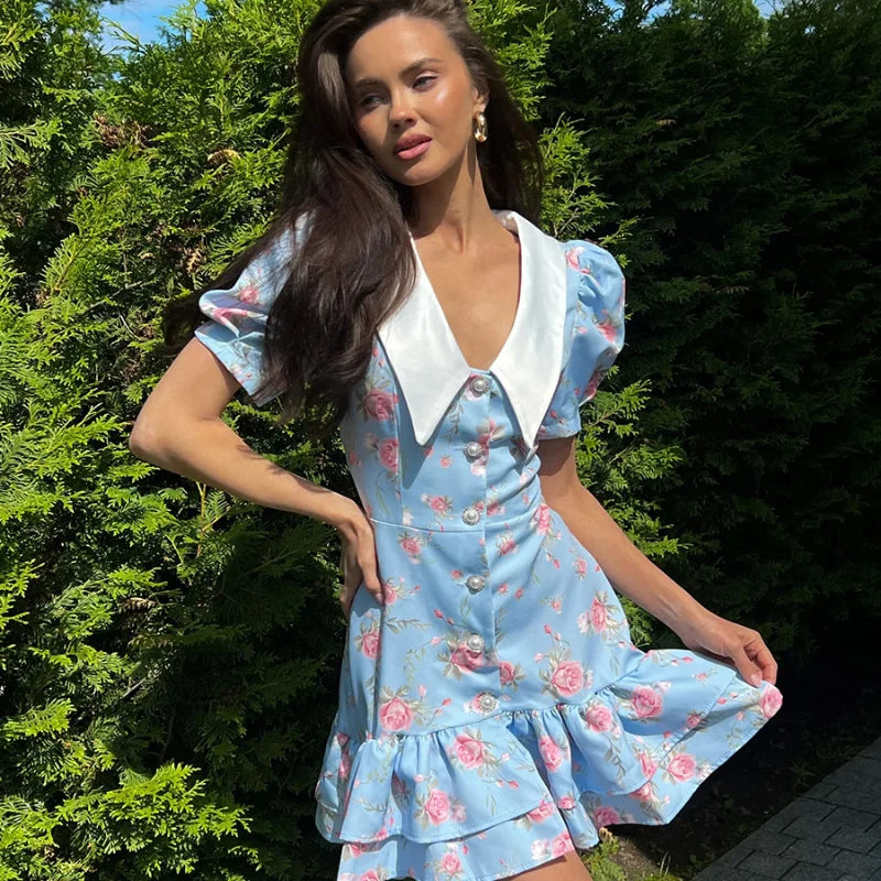 Fleur D'Amour Mini Jurk