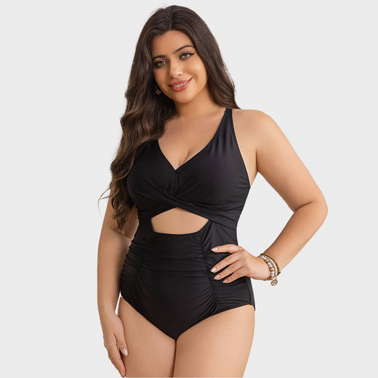 Eileen™ | ELEGANTER CUT-OUT-BADEANZUG MIT V-AUSSCHNITT 