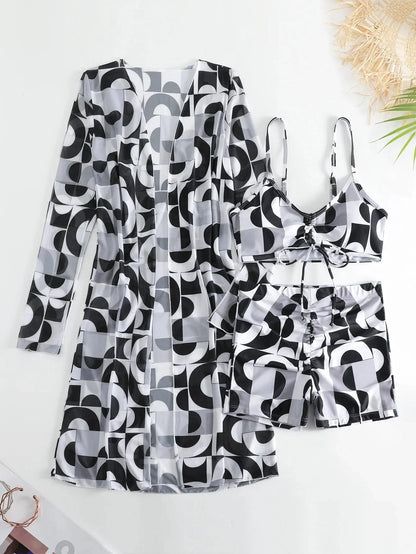 Liora™ | 3-in-1 Zomerset: Bikini & Stijlvolle Cover-Up