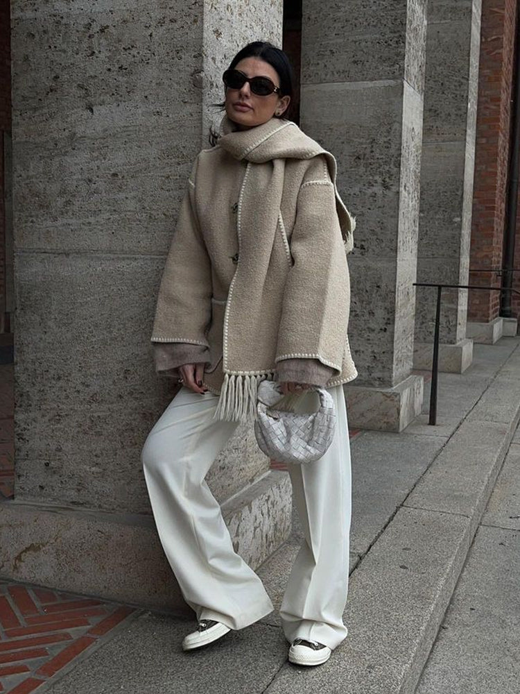 MIRELLE | Scarf Coat
