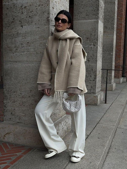 MIRELLE | Scarf Coat