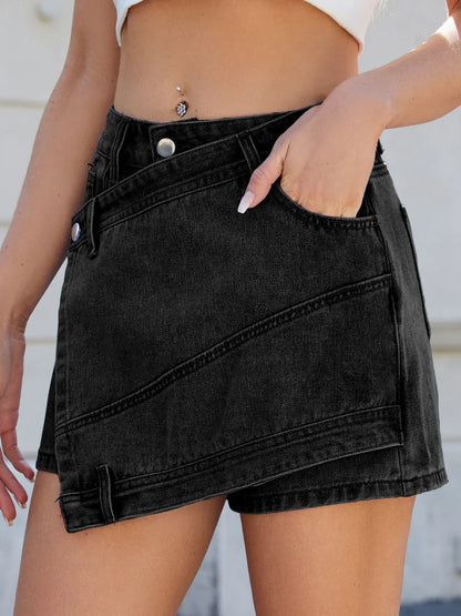 Twisty Jean Skort