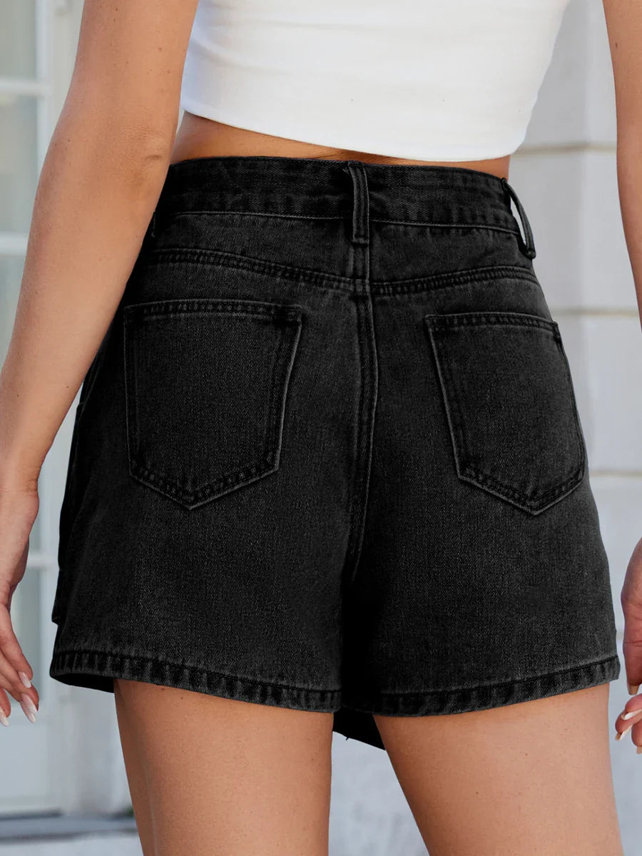 Twisty Jean Skort